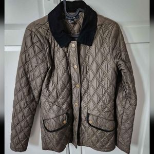 FOREVER 21 Quilted Coat kaki Size 2
